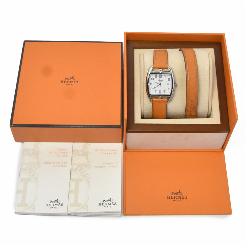 Hermes Cape Cod Quartz Stainless Steel And Leather Watches