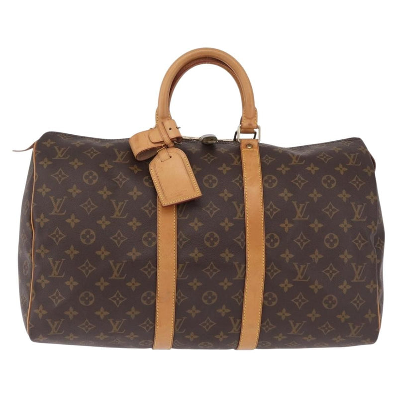 Louis Vuitton Keepall Monogram Canvas Brown Bag