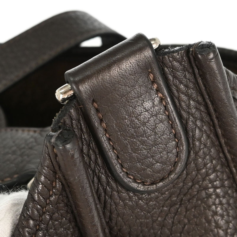Hermes Evelyne Bag Gen Iii Clemence Brown Leather