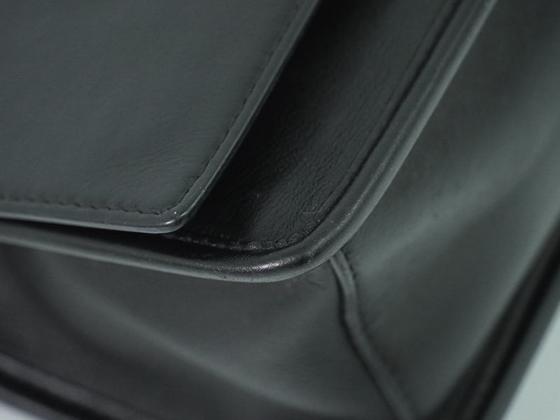 Fendi Kan I F Leather Black Bag