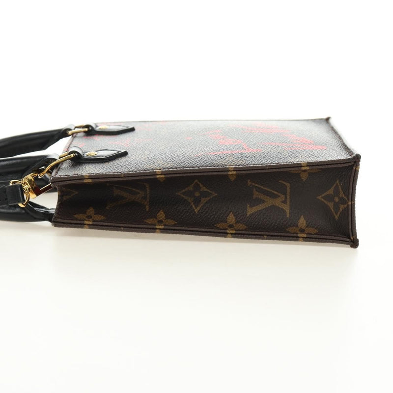Louis Vuitton Petit Sac Plat Limited Edition Fall Love Monogram Canvas Brown Bag