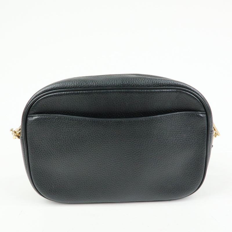 Coach Shoulder Leather Black Bag