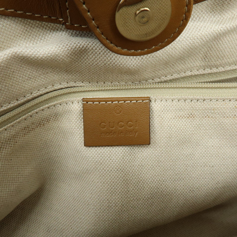 Gucci Sukey Microguccissima Leather Beige Canvas Bag
