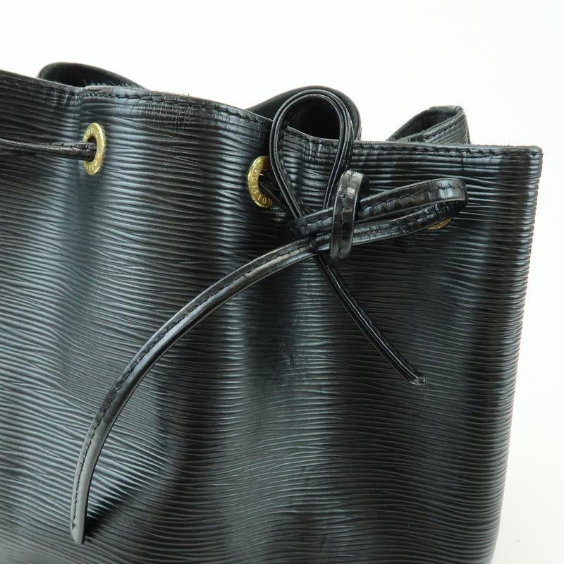 Louis Vuitton Petit Noe Epi Leather Black Bag