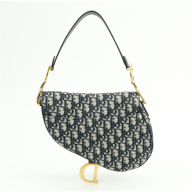 Christian Dior Saddle Oblique Canvas Multicolour Bag
