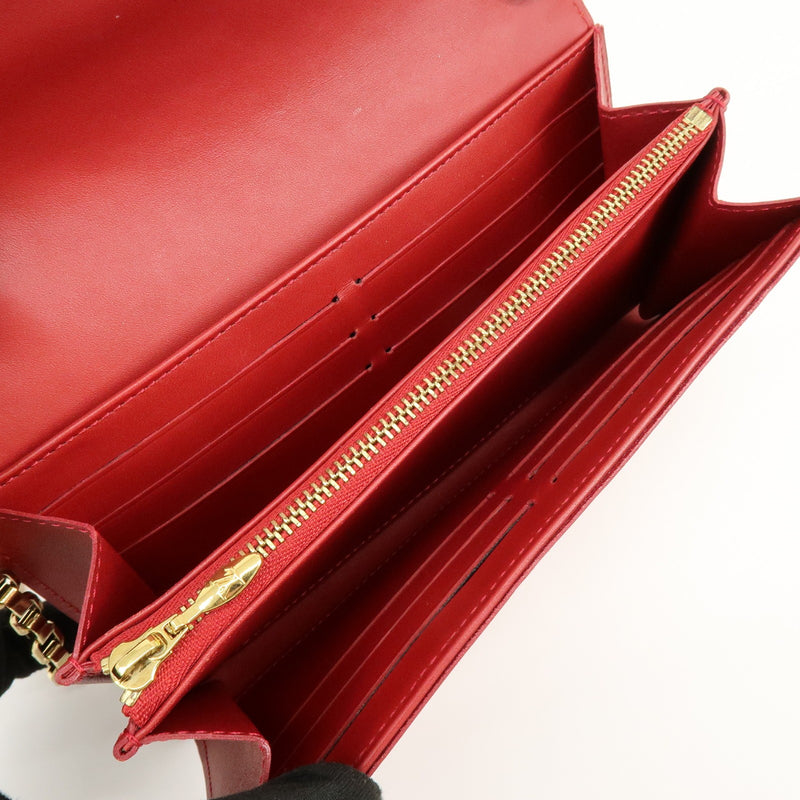 Louis Vuitton Chaine Monogram Vernis Red Patent_leather Bag