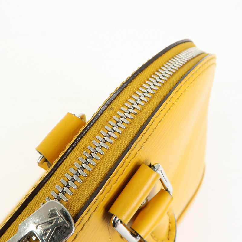 Louis Vuitton Alma Epi Leather Yellow Bag