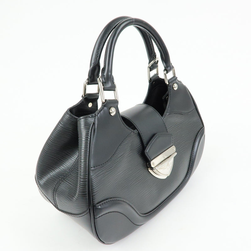 Louis Vuitton Montaigne Sac Epi Leather Black Bag