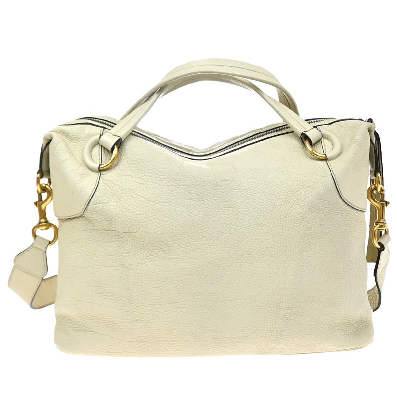 Gucci Twill Leather Beige Bag