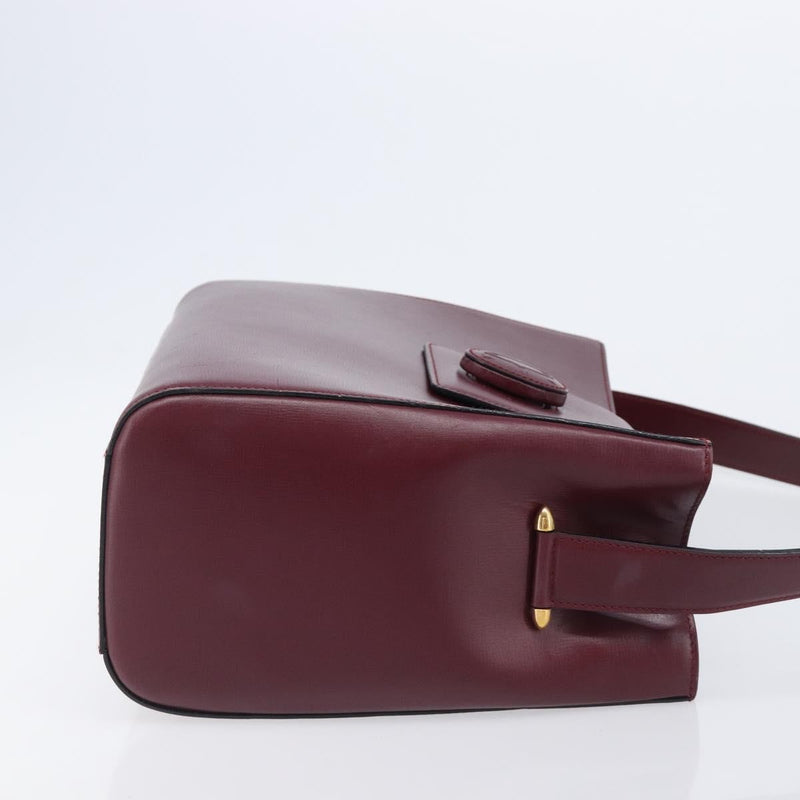 Cartier Must De Leather Burgundy Bag