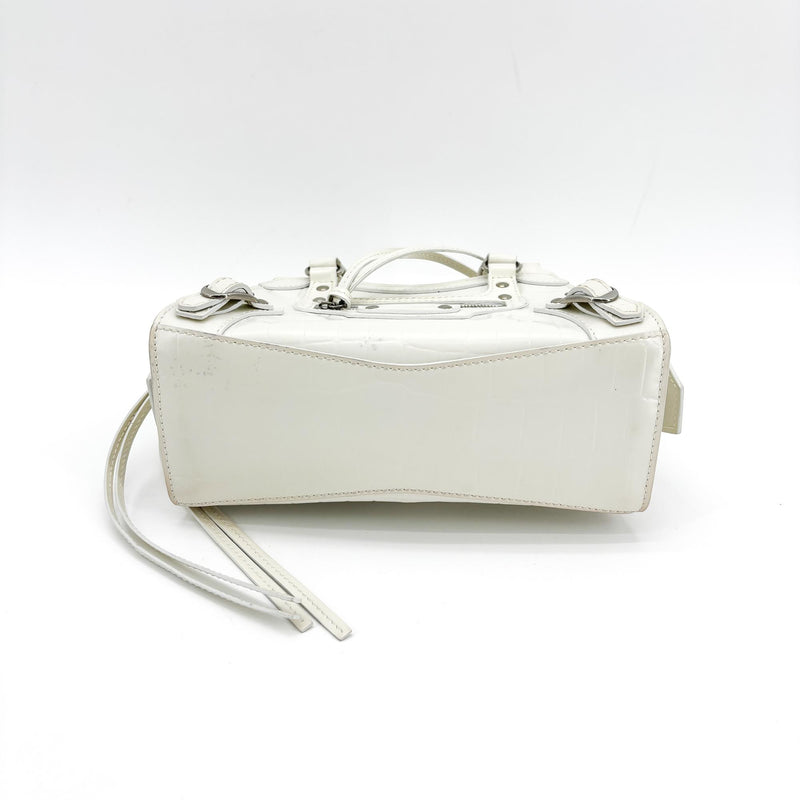 Balenciaga Neo Classic City Leather White Bag
