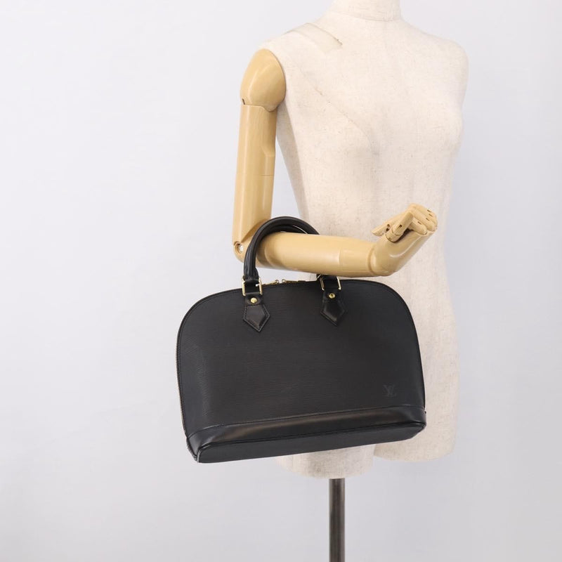 Louis Vuitton Alma Epi Leather Black Bag