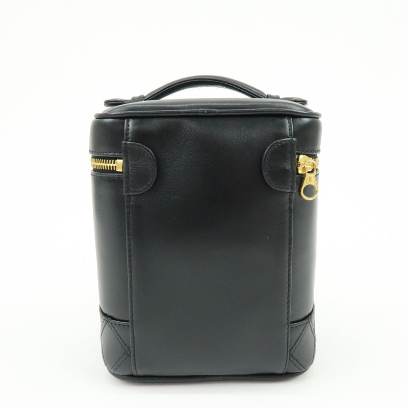 Chanel Vanity Leather Black Bag