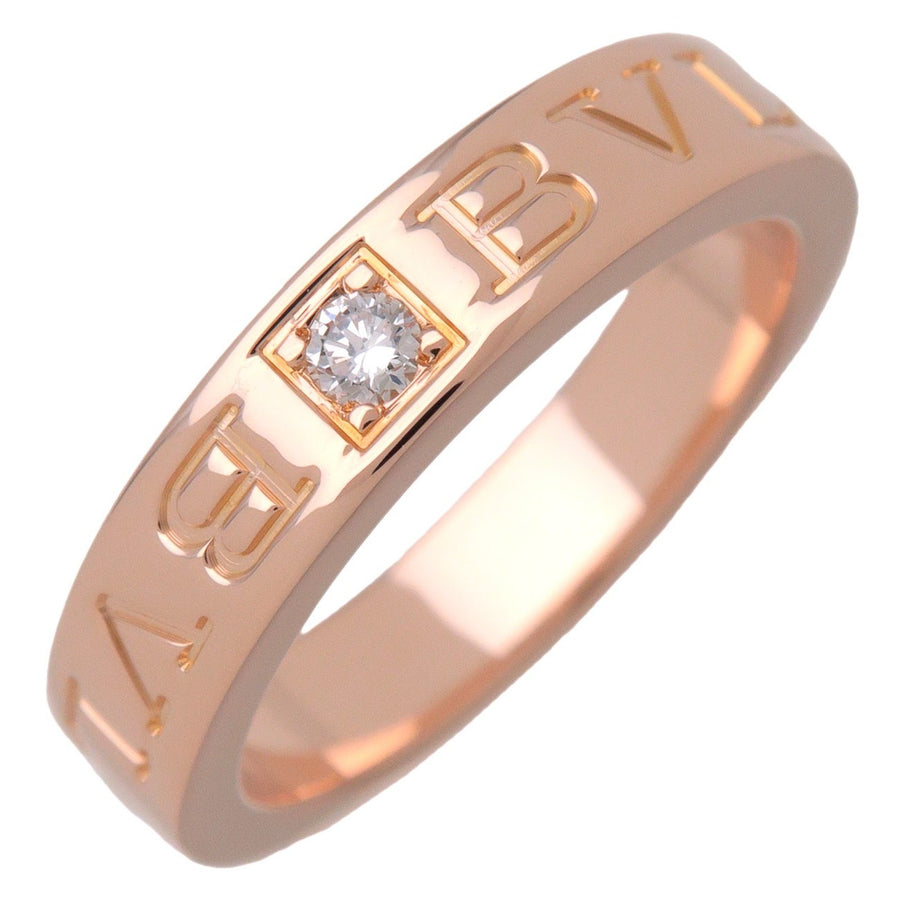 Bvlgari Band 18k Rose Gold With Diamond Rose_gold Bijoux