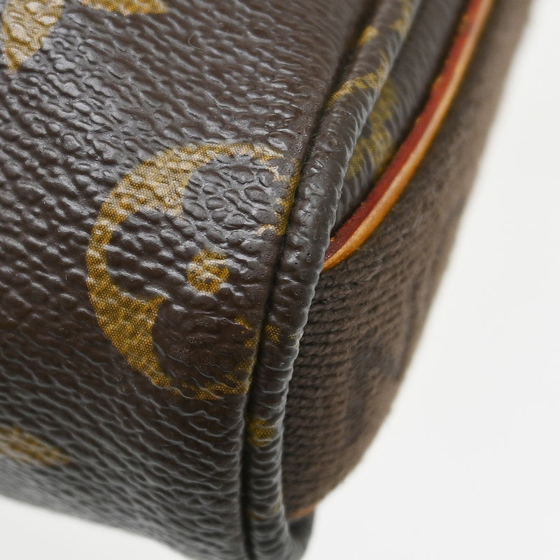 Louis Vuitton Trotteur Beaubourg Monogram Canvas Brown Bag