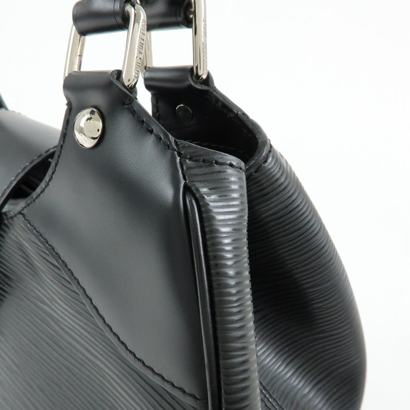 Louis Vuitton Montaigne Sac Epi Leather Black Bag