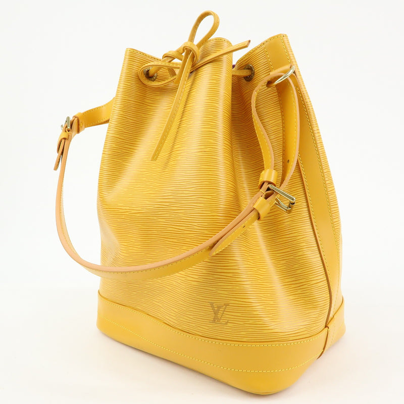 Louis Vuitton Noe Epi Leather Yellow Bag
