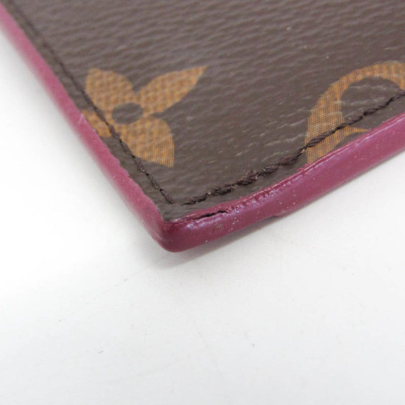 Louis Vuitton Zipped Card Holder Nm Monogram Canvas Brown Accessory