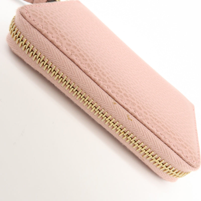 Gucci Swing Zip Around Leather Pink Accessory