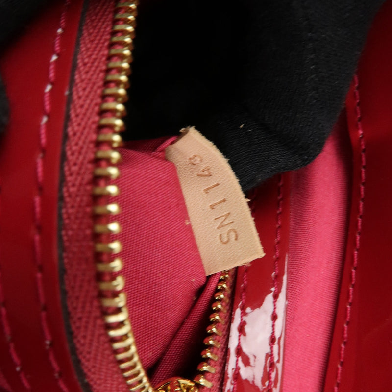 Louis Vuitton Catalina Monogram Vernis Red Patent_leather Bag