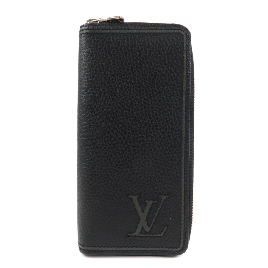 Louis Vuitton Zippy Wallet Vertical Leather Black