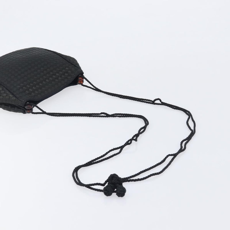Bottega Veneta Vintage Intrecciato Hobo Nylon Black