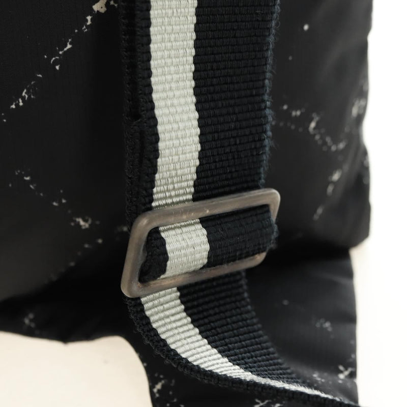Chanel Travel Line Lock Printed Nylon Black Bag
