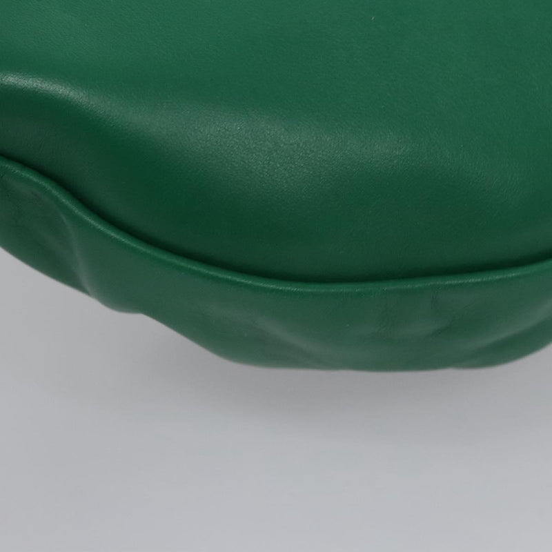 Bottega Veneta The Chain Pouch Leather Green