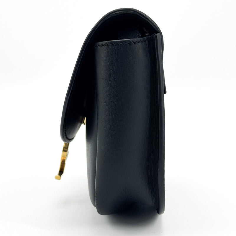 Saint Laurent Kaia Leather Black Bag