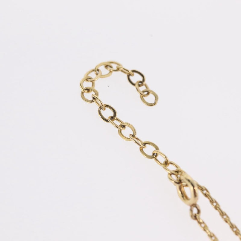 Christian Dior Logo Heart Pendant Metal Gold Bijoux
