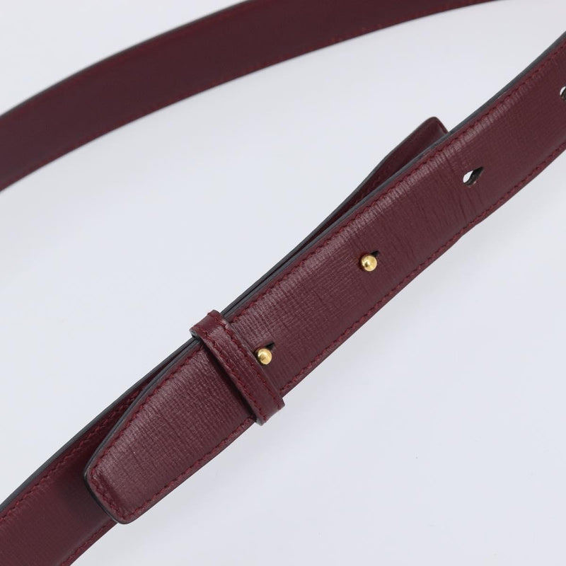 Cartier Must De Leather Burgundy Bag