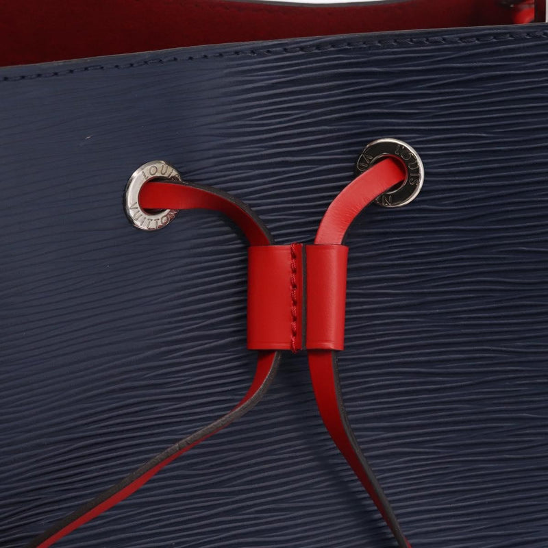 Louis Vuitton Neonoe Limited Edition Colored Damier Navy Leather Bag