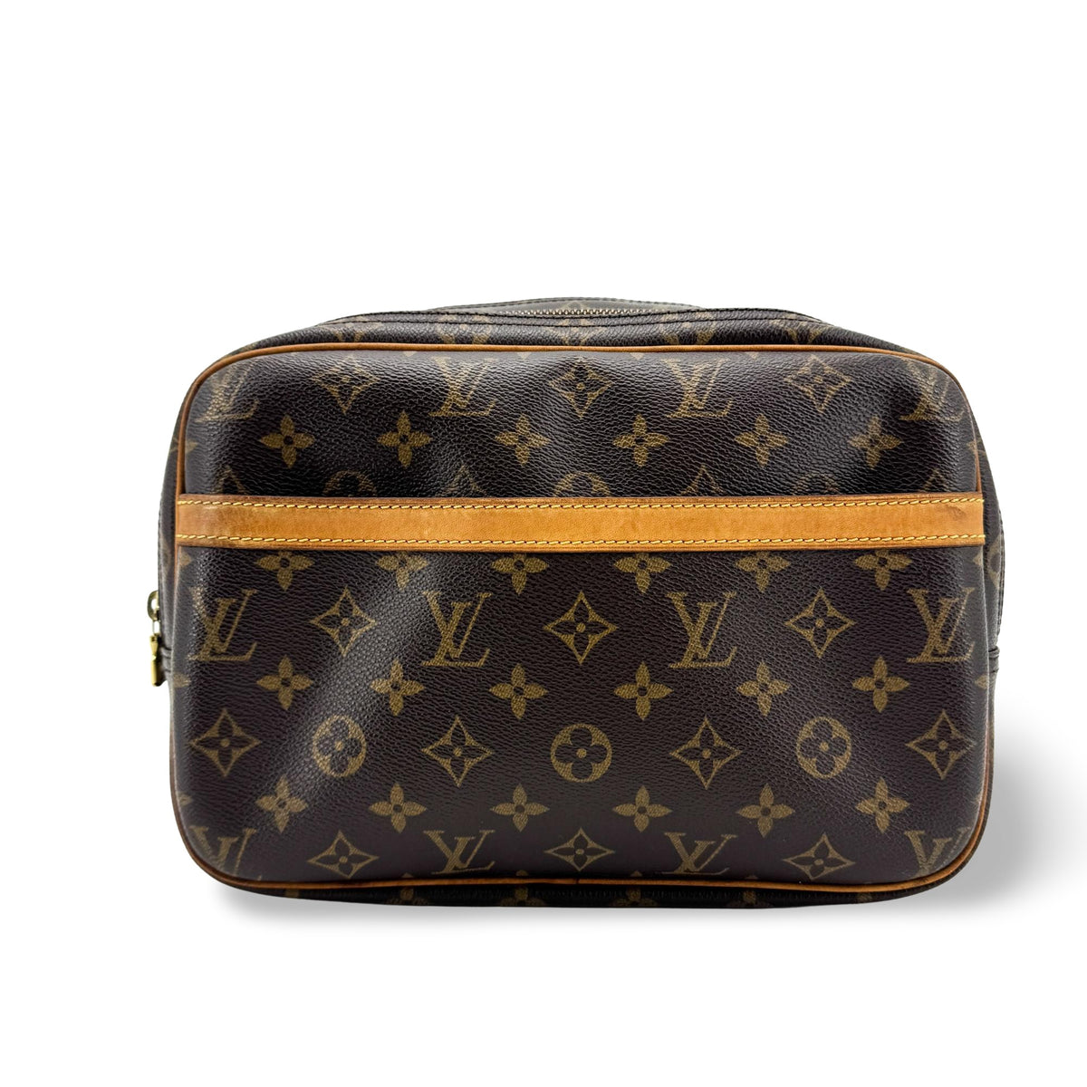 Louis Vuitton Reporter Monogram Canvas Brown Bag