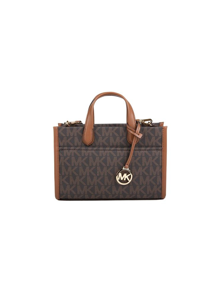 Michael Kors Tote Bag — Brown 89.coated Canvas