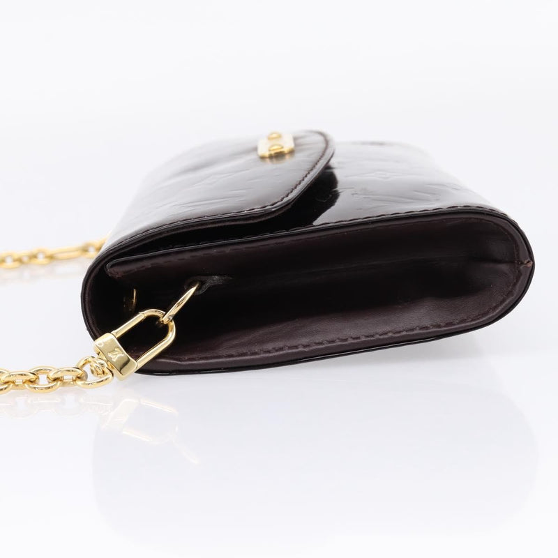 Louis Vuitton Bel Air Pochette Monogram Vernis Burgundy Patent_leather Bag
