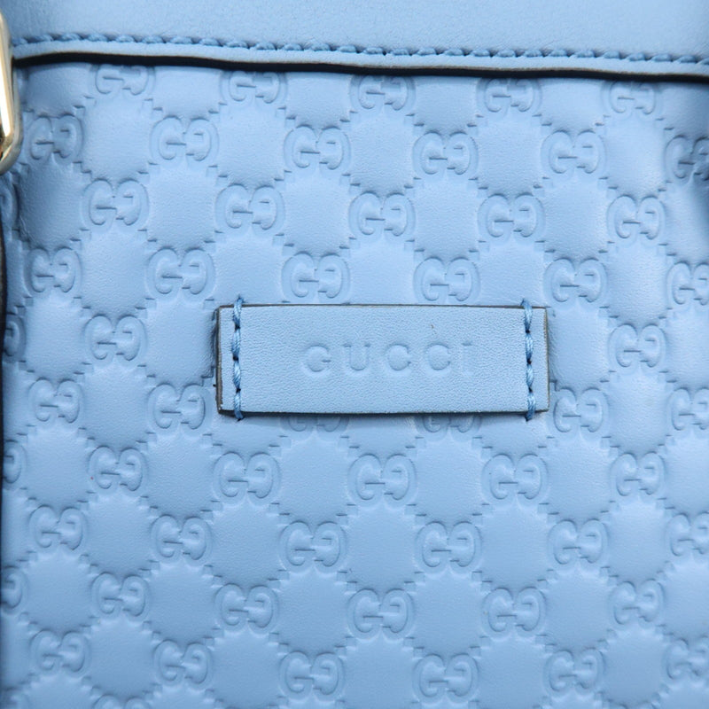 Gucci Convertible Dome Satchel Microguccissima Leather Blue