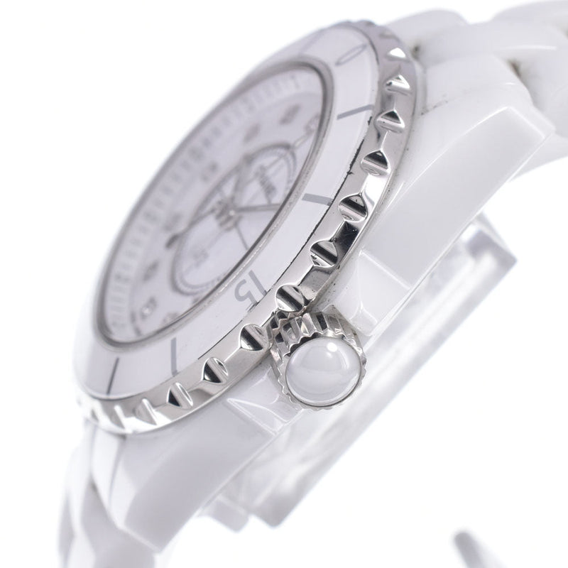 Chanel J12 Quartz Ceramic And Stainless Steel With Diamond Markers Watches