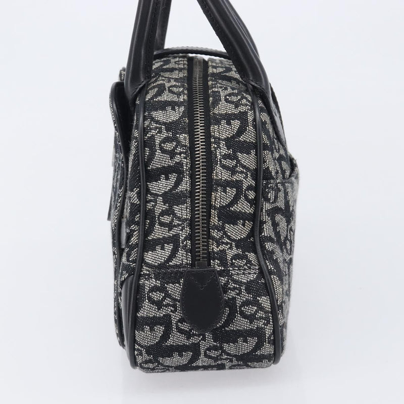 Christian Dior Trotter Double Saddle Canvas Black Bag