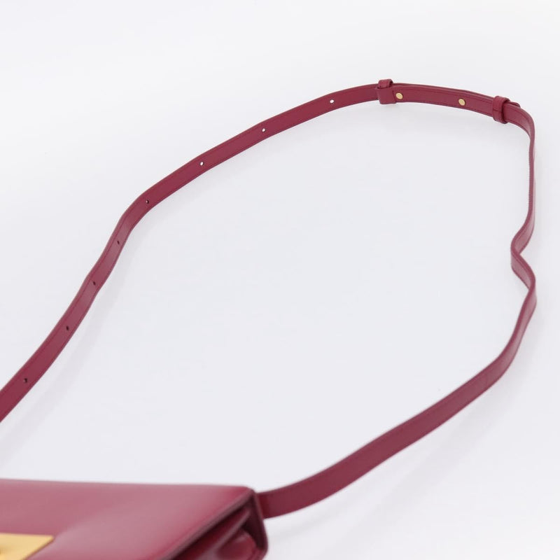 Bottega Veneta Bv Classic Smooth Calfskin Burgundy Leather Bag