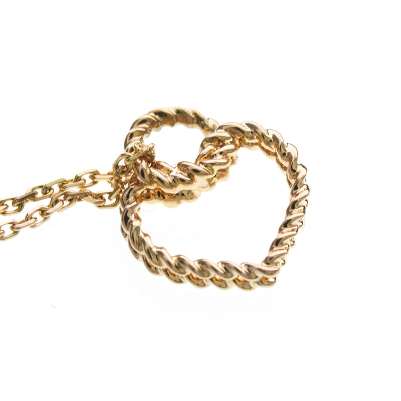 Cartier Torta Heart Pendant 18k Rose Gold Pink_gold Bijoux
