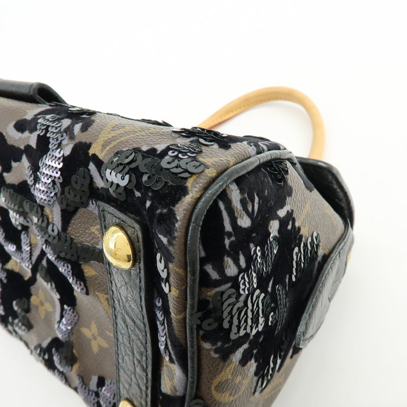 Louis Vuitton Carrousel Fleur De Jais Monogram Canvas Multicolour Bag