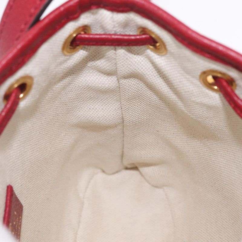 Gucci Doraemon Bucket Printed Mini Gg Coated Canvas Beige Bag