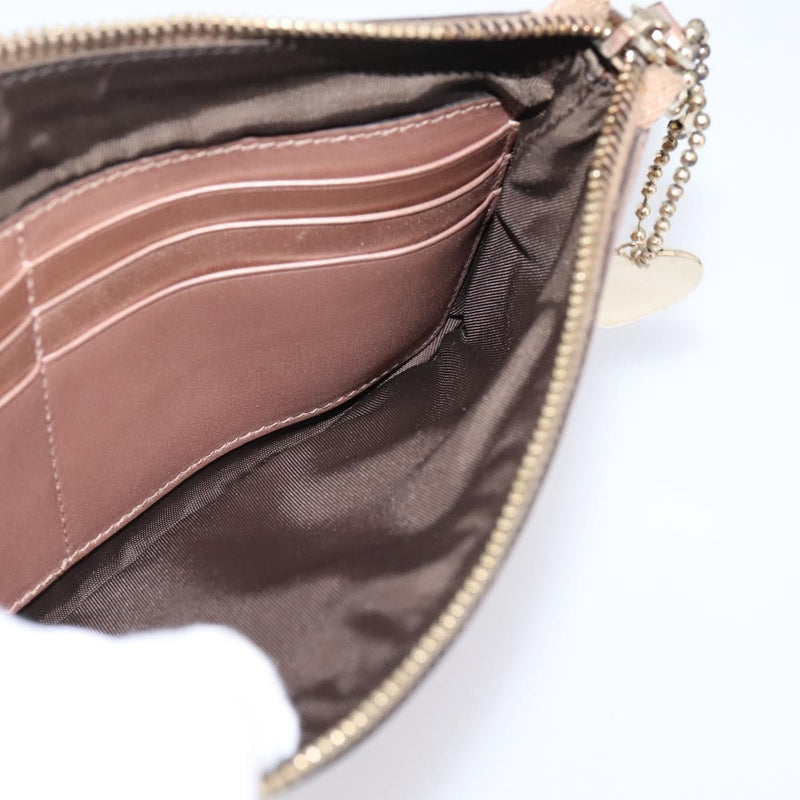 Gucci Heart Wristlet Guccissima Leather Pink Bag