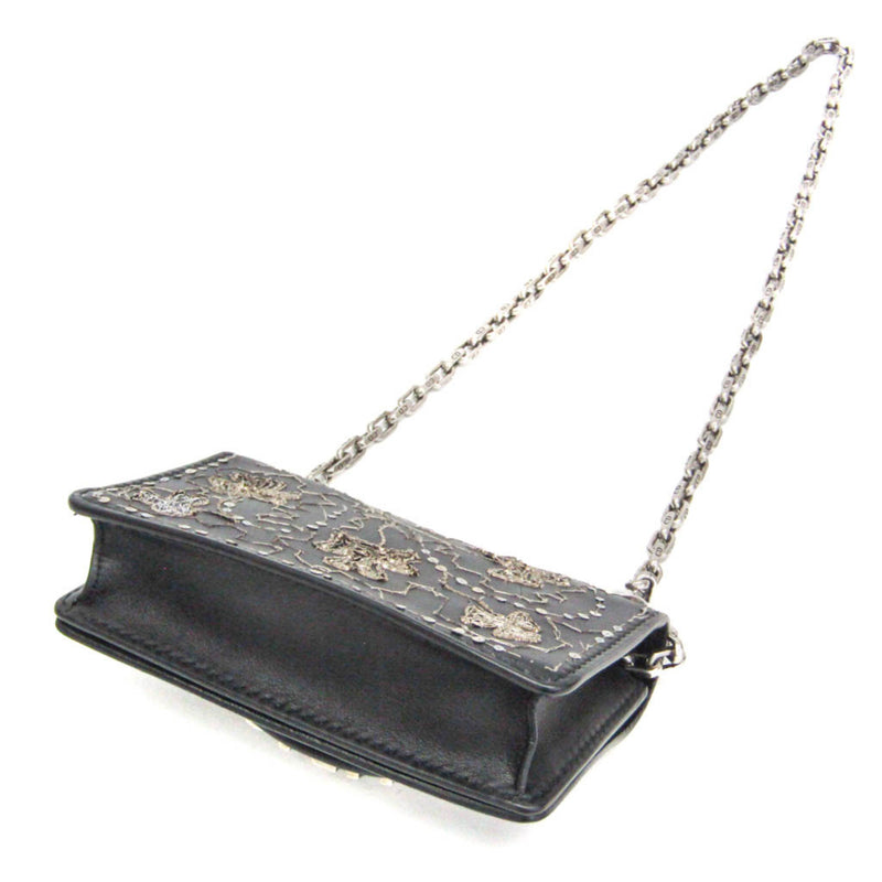 Christian Dior Jadior Flap Embellished Leather Black Bag