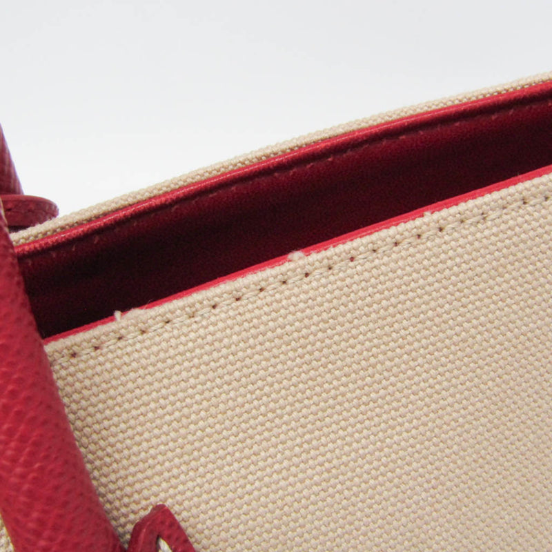 Prada Cuir Double Canvas And Saffiano Leather Beige Bag