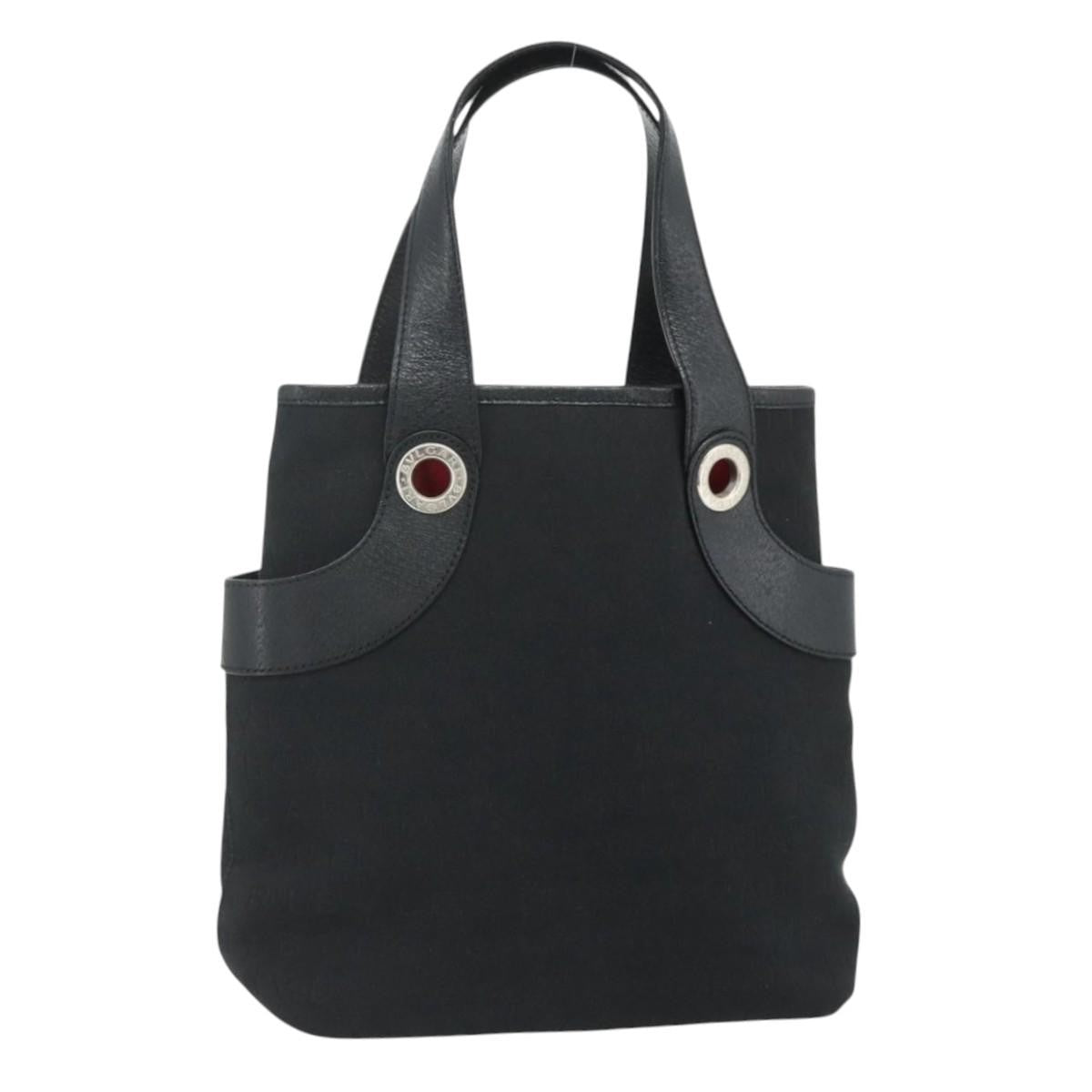 Bvlgari Logomania Canvas Black Bag