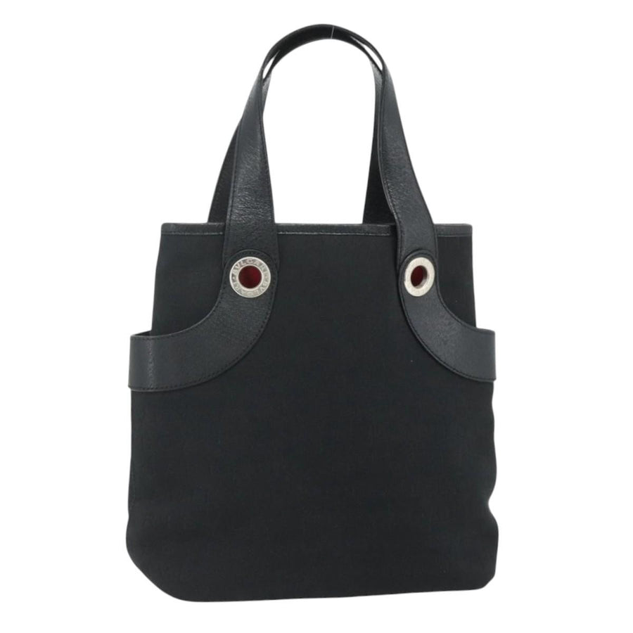 Bvlgari Logomania Canvas Black Bag