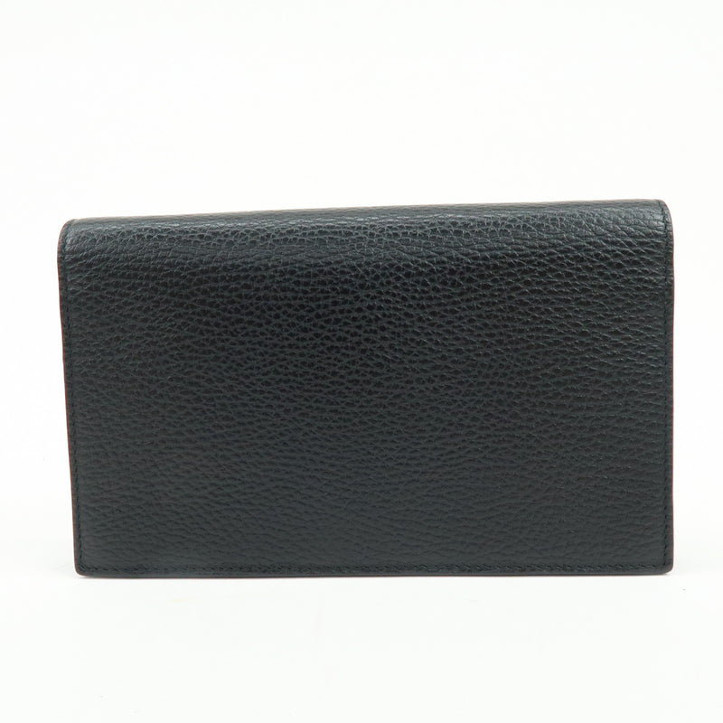 Gucci Betty Chain Wallet (outlet) Leather Black Bag