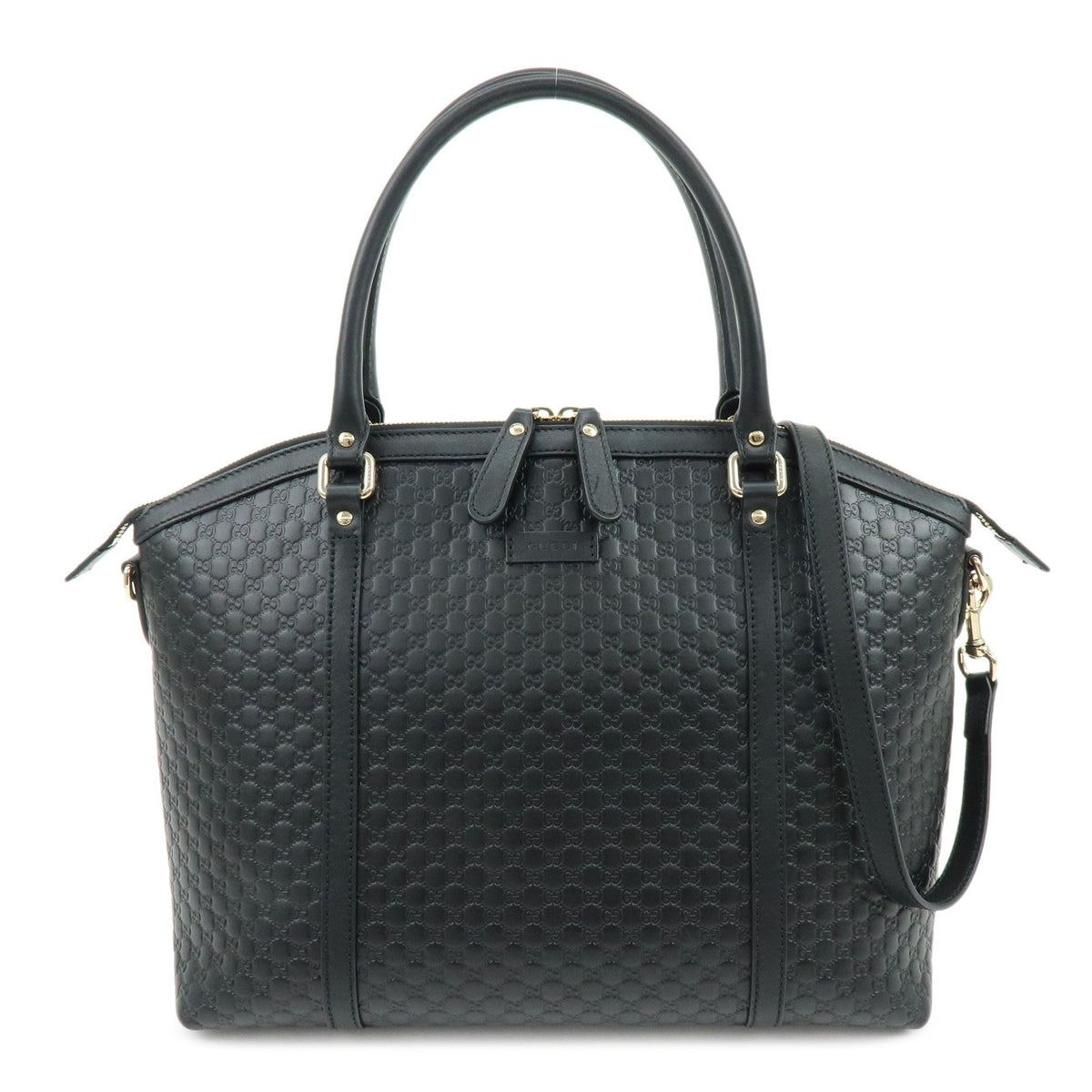 Gucci Guccissima Gg Leather Black Bag