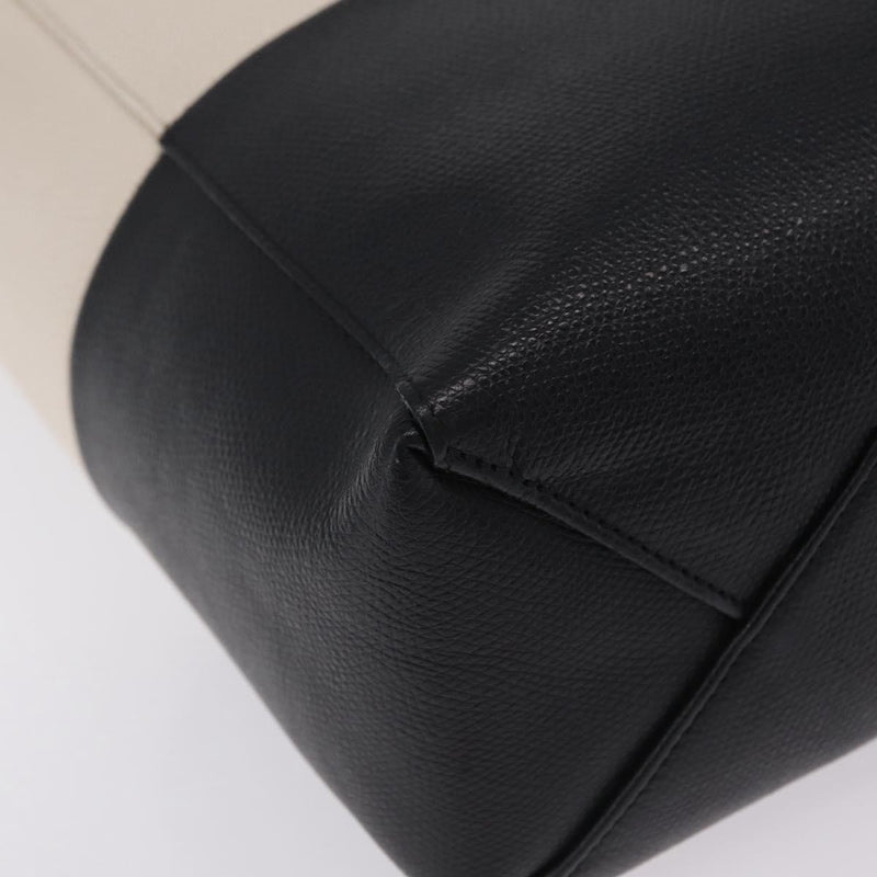 Celine Vertical Bi-Cabas Leather Black Bag